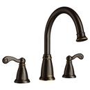 Two Handle Roman Tub Faucet in Mediterranean Bronze (Trim Only)
