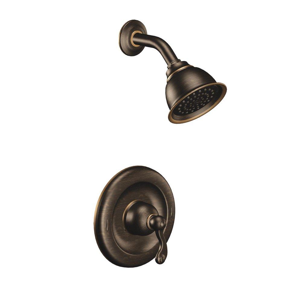 Moen Mediterranean Bronze Single Handle Single Function Shower Faucet (Trim Only) 