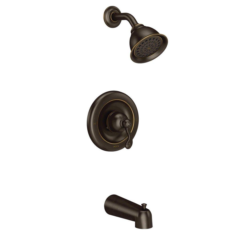 Moen Mediterranean Bronze Single Handle Single Function Bathtub & Shower Faucet (Trim Only) 