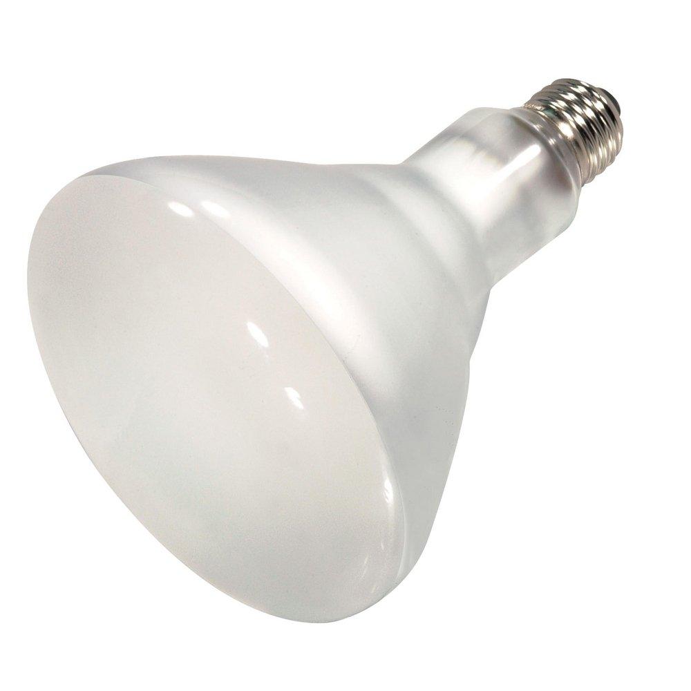 SATCO Frosted BR40 LED Bulb Medium E-26 Base 2700 Kelvin 103 Degree Dimmable 120V with Frosted Glass 