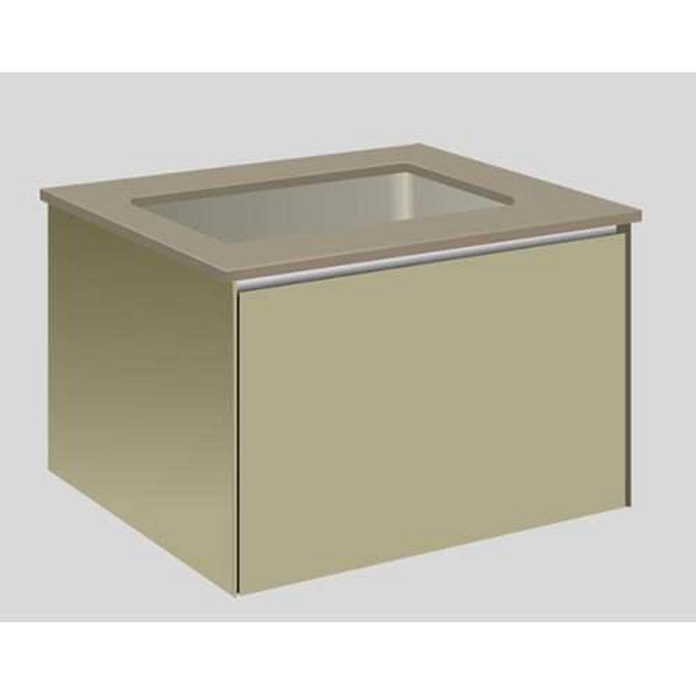 Robern White 24-1/8 in. Wall Mount Vanity 