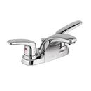 Two Handle Centerset Bathroom Sink Faucet in Polished Chrome