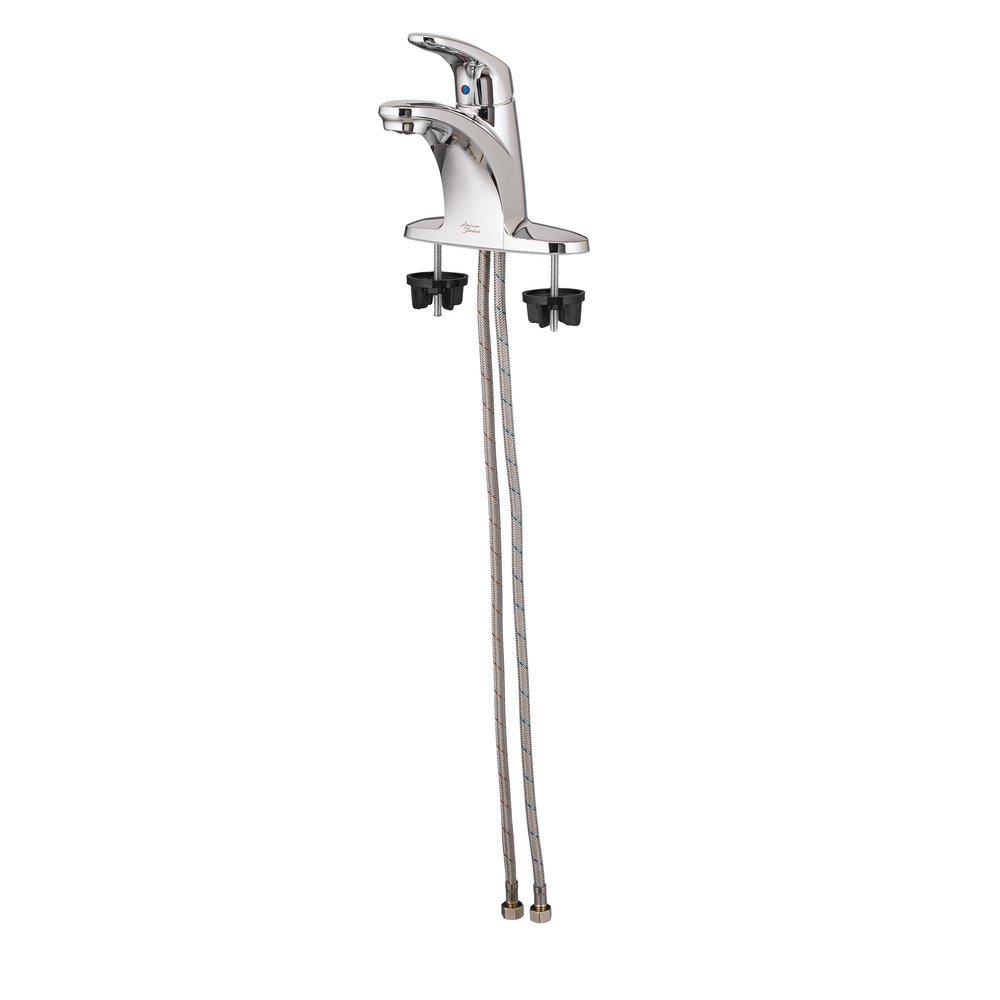 American Standard Polished Chrome Low Arc Bathroom Faucet with Pop-Up Drain and Single Lever Handle 