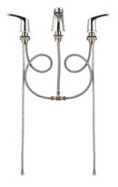 American Standard Polished Chrome Two Handle Widespread Bathroom Sink Faucet 