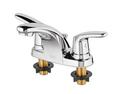 American Standard Polished Chrome Two Handle Centerset Bathroom Sink Faucet with Metal Drain Assembly 