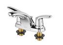 American Standard Polished Chrome Two Handle Centerset Bathroom Sink Faucet with Metal Drain Assembly 