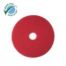 17 in. Non-woven Polyester Fiber Buffer Pad in Red (Case of 5)