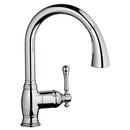 GROHE StarLight® Chrome Single Handle Pull Out Kitchen Faucet 