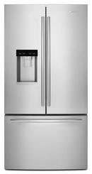 35-3/4 in. 23.8 cu. ft. French Door Refrigerator in Euro Stainless