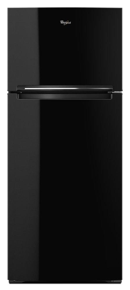 Whirlpool Black 28 in. 18 cu. ft. Top Mount Freezer Refrigerator 