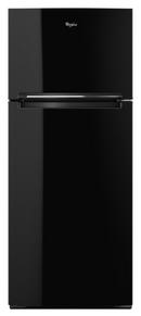 Whirlpool Black 28 in. 18 cu. ft. Top Mount Freezer Refrigerator 