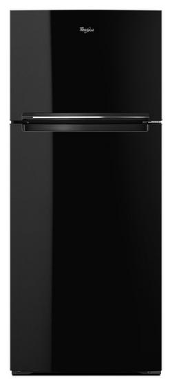 18 cu. ft. Top Mount Freezer Refrigerator in Black