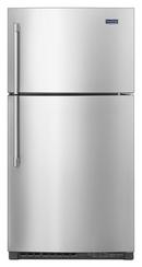 Maytag Fingerprint Resistant Stainless Steel 32-3/4 in. 21.24 cu. ft. Top Mount Freezer Refrigerator 