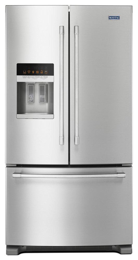 Maytag Fingerprint Resistant Stainless Steel 35-5/8 in. 24.7 cu. ft. French Door Refrigerator 