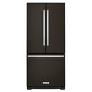 30-1/8 in. 19.7 cu. ft. French Door Bottom Mount Freezer Refrigerator in PrintShield™ Black Stainless Steel
