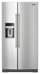 Maytag Fingerprint Resistant Stainless Steel 36 in. 20.6 cu. ft. Counter Depth Side-By-Side Refrigerator 