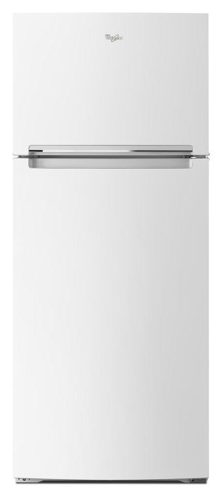 Whirlpool White 28 in. 18 cu. ft. Top Mount Freezer Refrigerator 