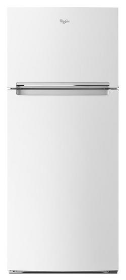 28 in. 18 cu. ft. Top Mount Freezer Refrigerator in White
