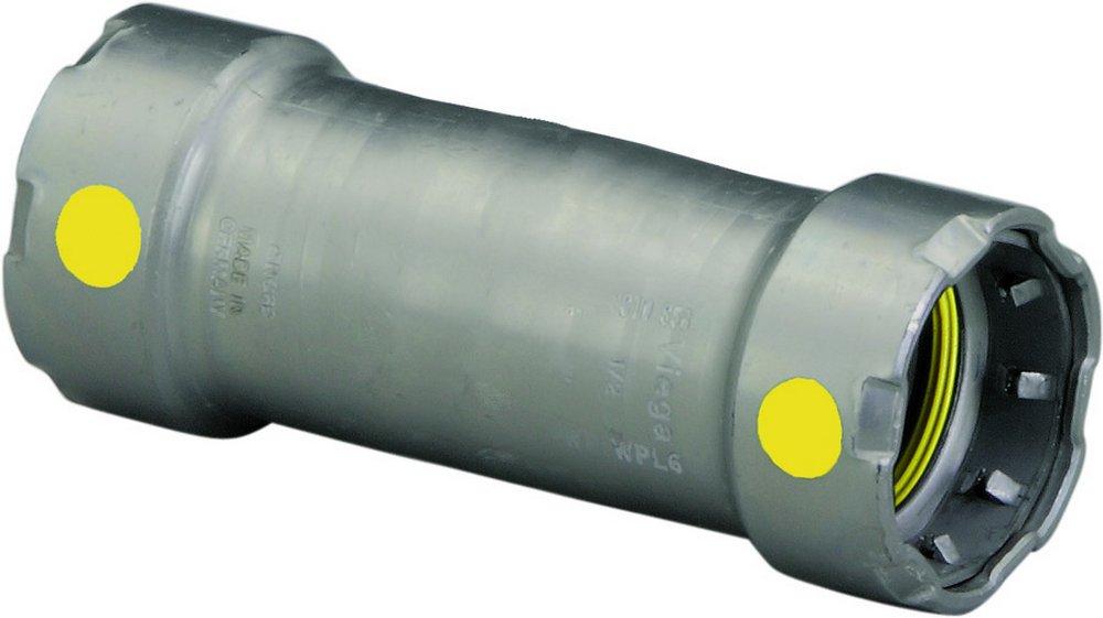 Viega Press Straight Carbon Steel Extended Coupling with HNBR Sealing Element (Less Stop) 