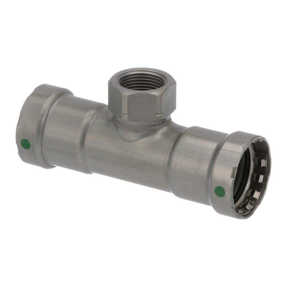 Viega VIEGA MEGAPRESS TEE CARBON STEEL P1 1  P2 1  FPT 1 