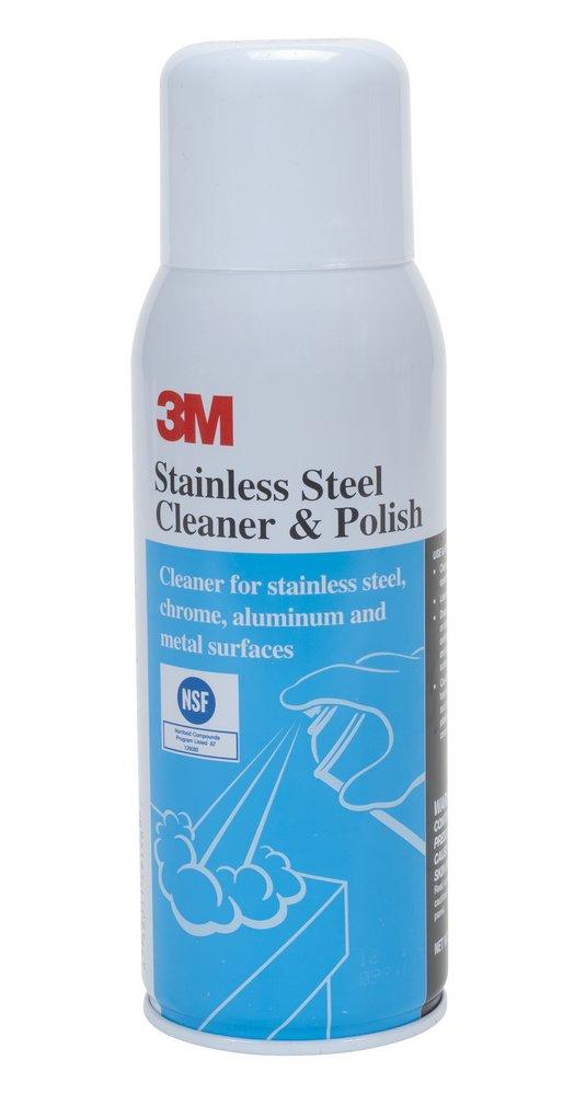3M&trade; Stainless Steel Liquid Cleaner and Polish (Case of 12) 