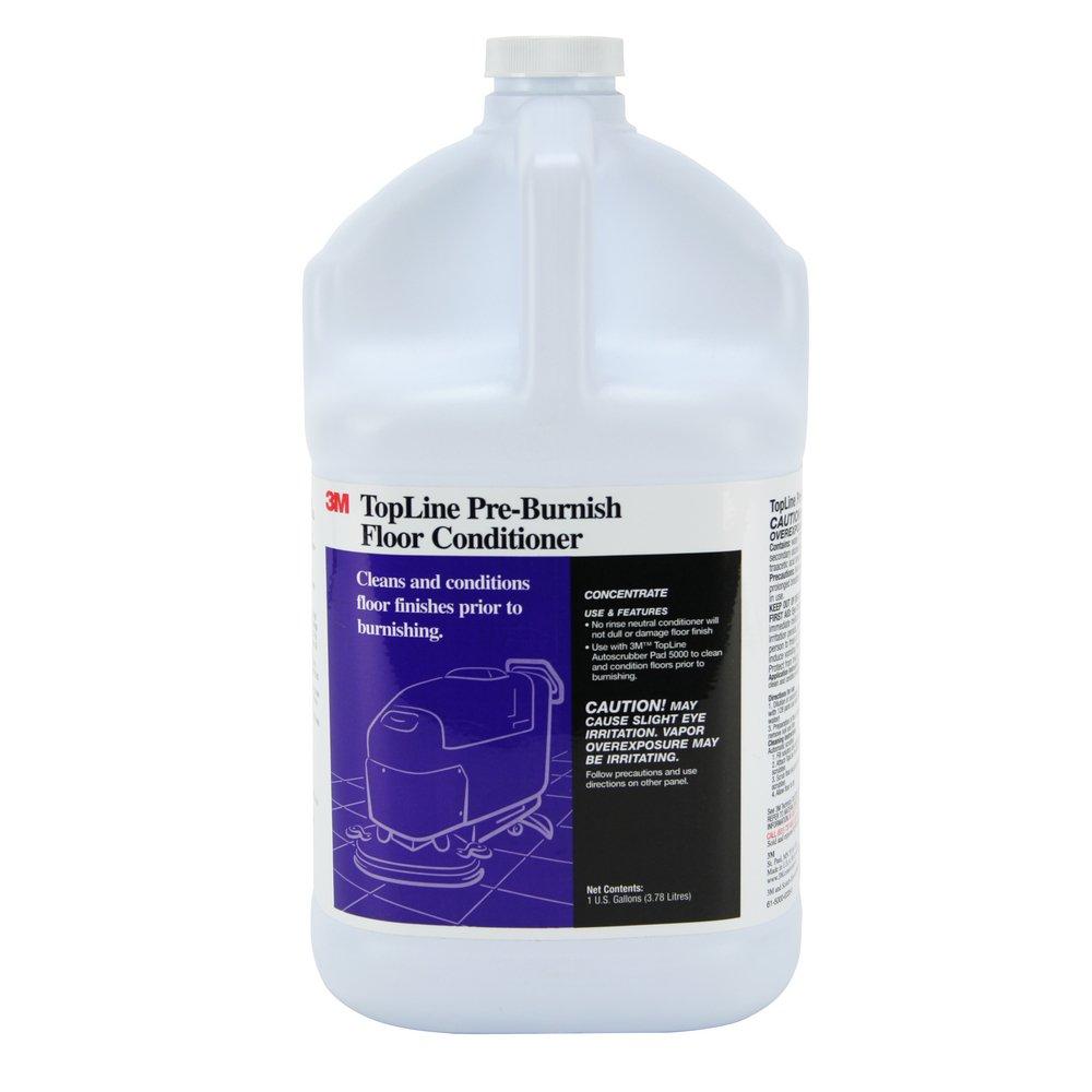 3M&trade; Light Green Pre-Burnish Floor Conditioner Gallon (Case of 4) 