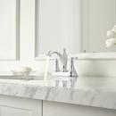 Pfister Polished Chrome Deck Mount Centerset Bathroom Sink Faucet with Double Lever Handle and High Arc Spout 