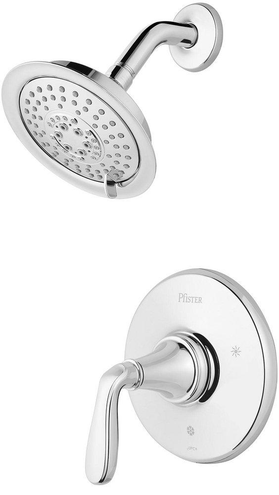 Pfister Polished Chrome Single Handle Shower Trim Only 