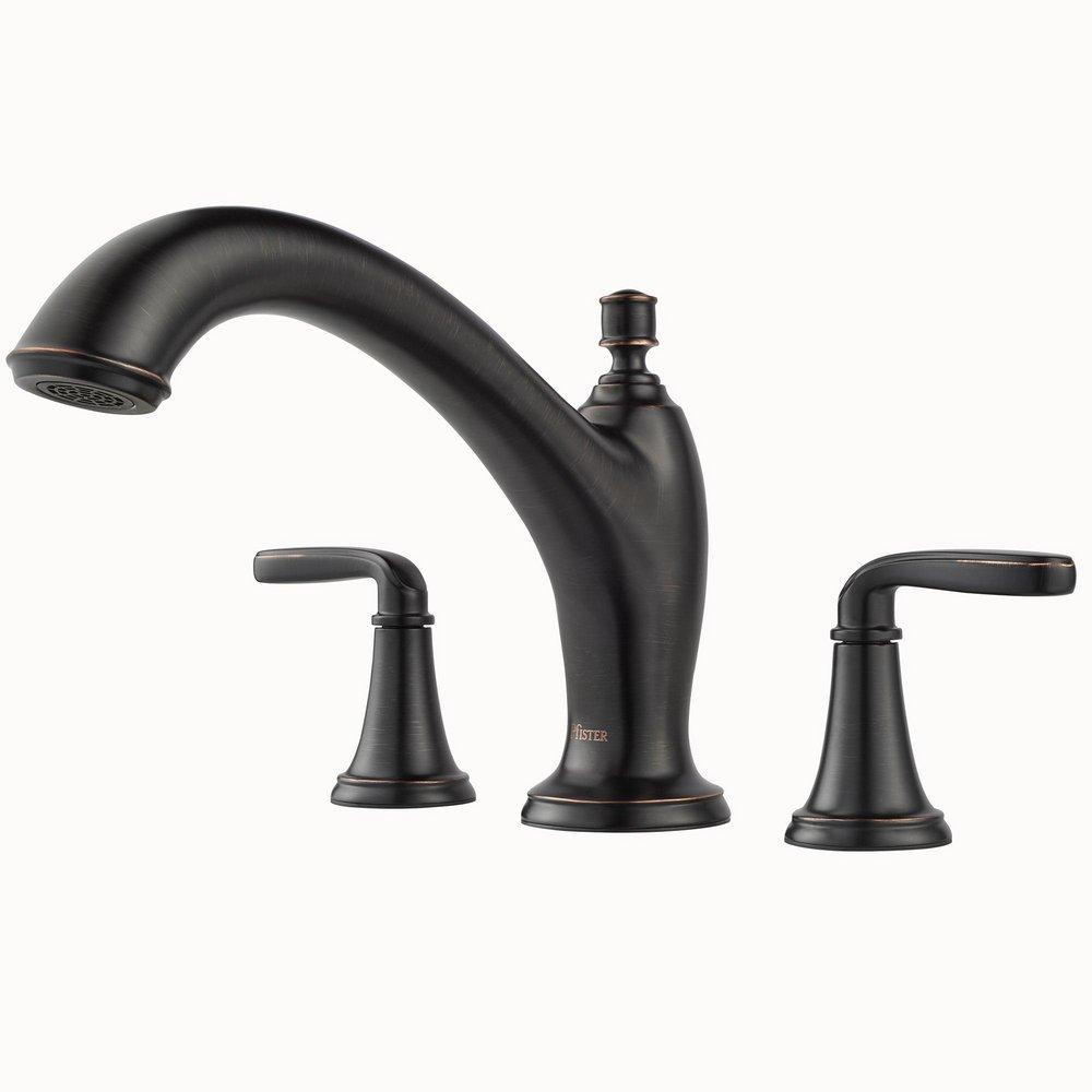Pfister Tuscan Bronze Two Handle Roman Tub Faucet Trim Only 