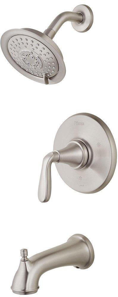 Pfister Brushed Nickel Single Handle Multi Function Bathtub & Shower Faucet (Trim Only) 