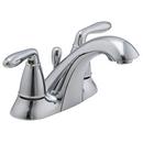 Two Handle Centerset Bathroom Sink Faucet in Brushed Chrome
