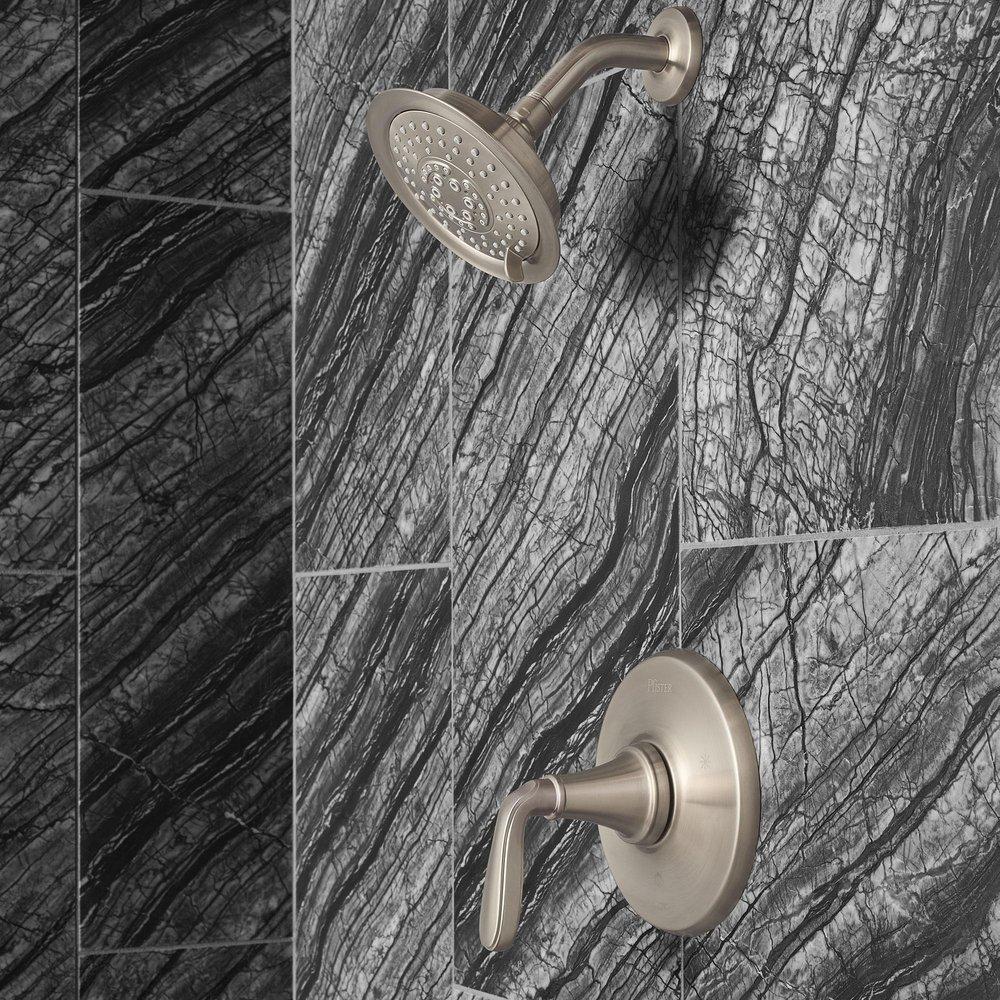 Pfister Brushed Nickel Single Handle Shower Trim Only 