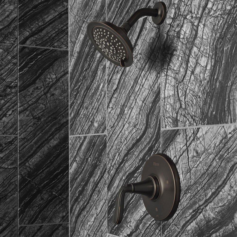 Pfister Tuscan Bronze Single Handle Shower Trim Only 