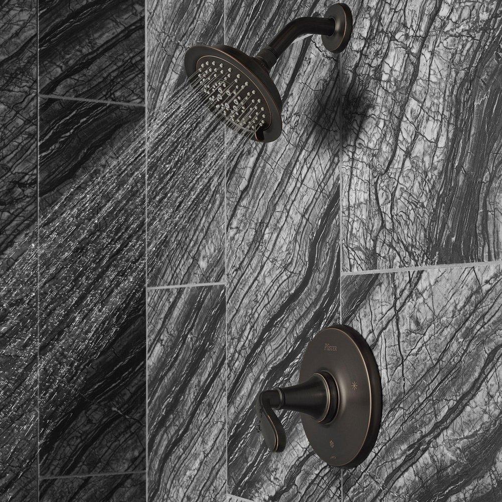 Pfister Tuscan Bronze Single Handle Shower Trim Only 