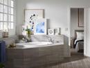 Sterling White 59-15/16 x 42 in. Drop-In Bathtub with End Drain 