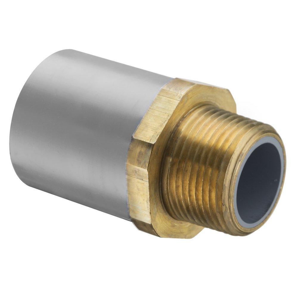 Grey Fitting x Spigot SDR 18 PVC Manhole Adapter with Sand 