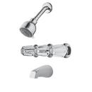 Pfister Polished Chrome Three Handle Dual Function Bathtub & Shower Faucet Trim Only