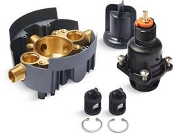 1/2 in. MPT Connection Pressure Balancing Valve Body & Cartridge Kit with Stops