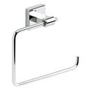 Rectangular Open Towel Ring in Polished Chrome