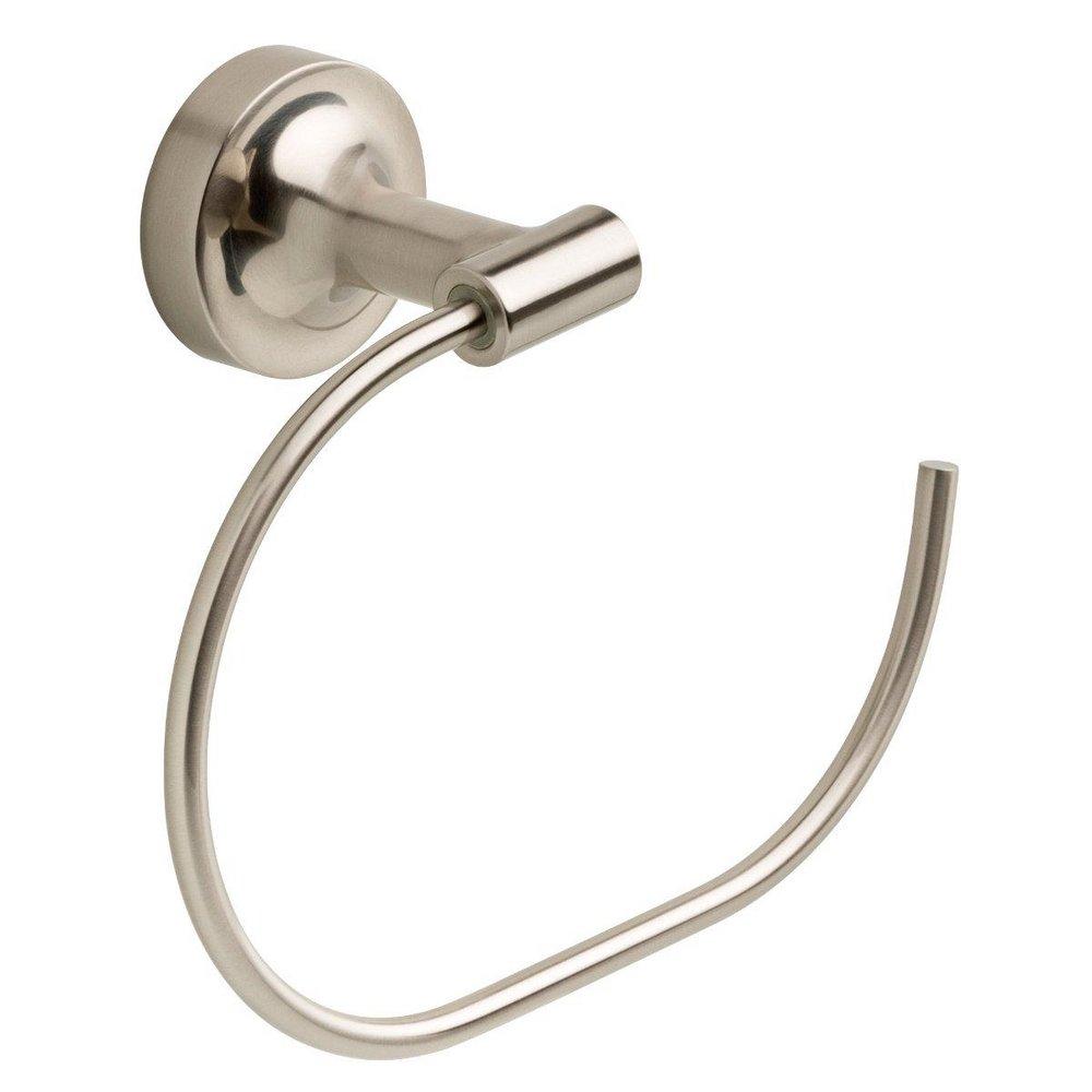 Franklin Brass Satin Nickel Square Open Towel Ring 