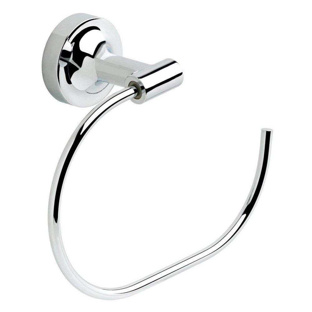 Liberty Hardware Polished Chrome Square Open Towel Ring 