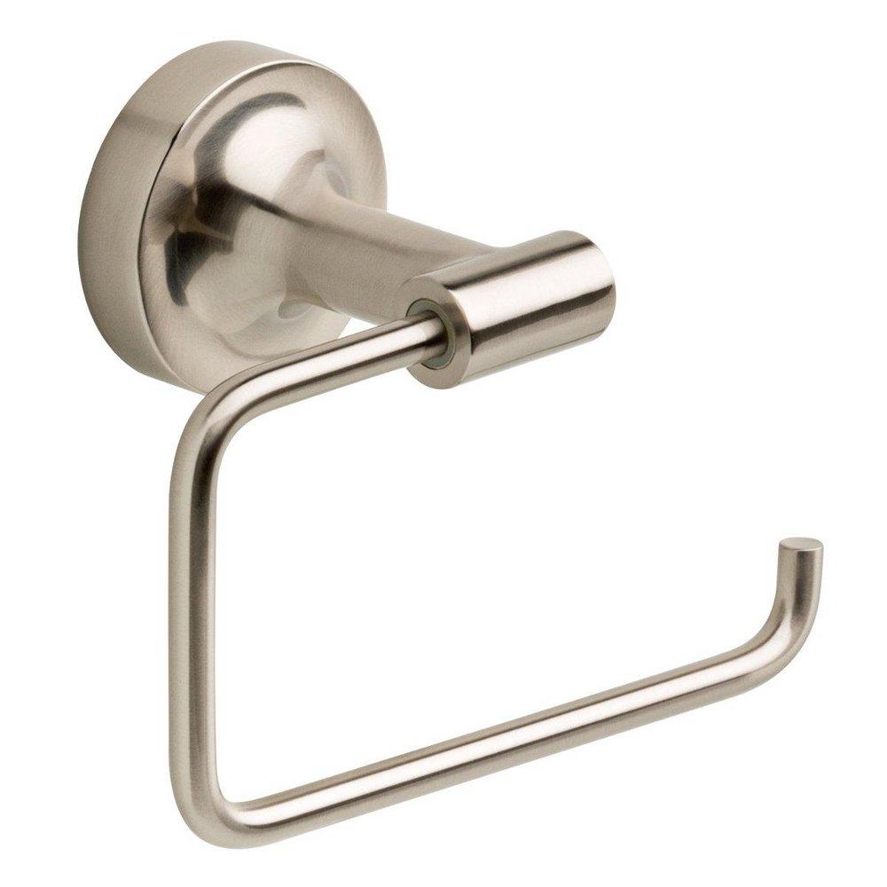 Liberty Hardware Satin Nickel Wall Mount Toilet Tissue Holder 