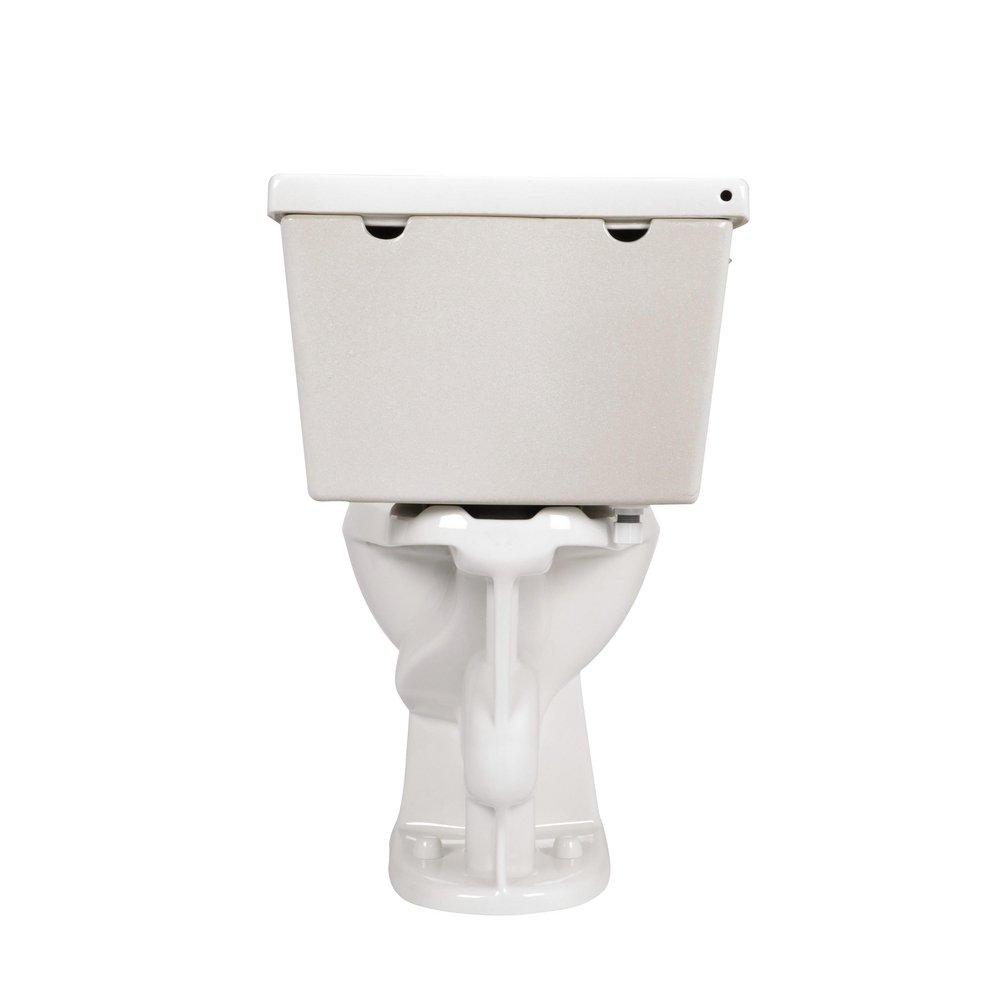 Zurn White High Efficiency Toilet Tank and Siphon Jet Bowl 