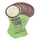 ProTeam&reg; Green Intercept Micro Filter Bag 10 Pack for Pro Team Super QuarterVac HEPA 6 qt Backpack Vacuum Cleaner 