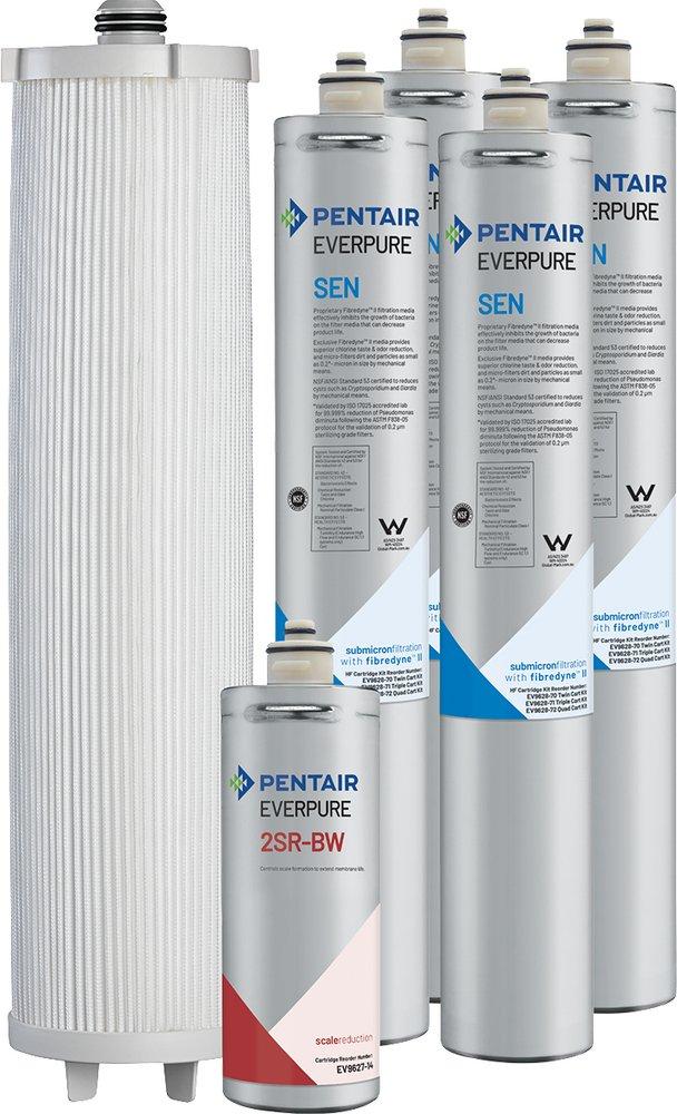 Pentair&reg; Everpure&reg; CART KIT QUAD ENDURANCE 