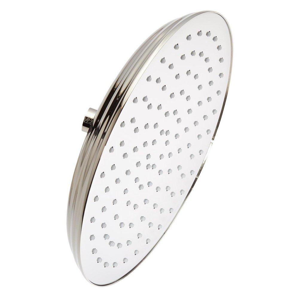 Signature Hardware Polished Nickel Single Function Rain Showerhead 