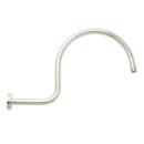 Signature Hardware Polished Nickel Shower Arm for Rainshower with Escutcheon 