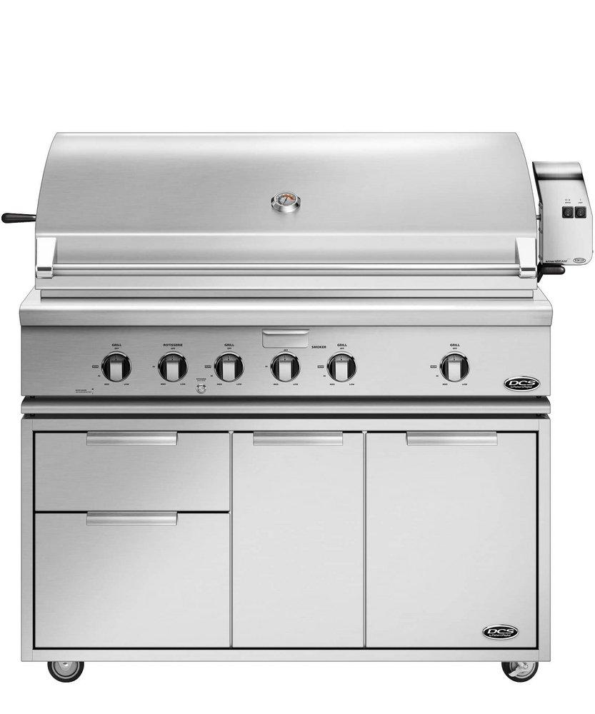 Dynamic Cooking Systems Stainless Steel 56-3/8 in. 6-Burner Built-in Grill in Stainless Steel 
