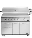 56-3/8 in. 6-Burner Natural Gas Built-in Grill in Stainless Steel