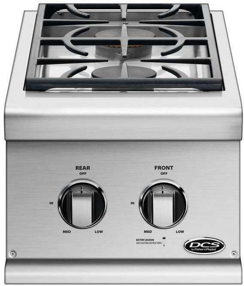 Dynamic Cooking Systems Brushed Stainless Steel Propane Sealed Double Side Burner 